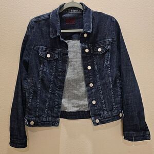 Kookai Women's Cropped Jean Jacket Size 40